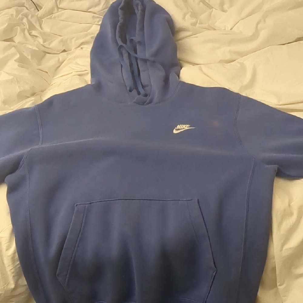 Nike Men's Blue Hoodie